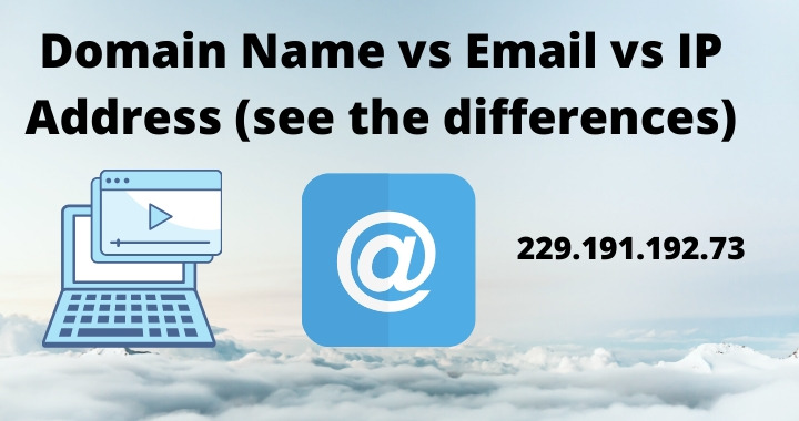 Domain Name vs Email vs IP Address (see the differences)